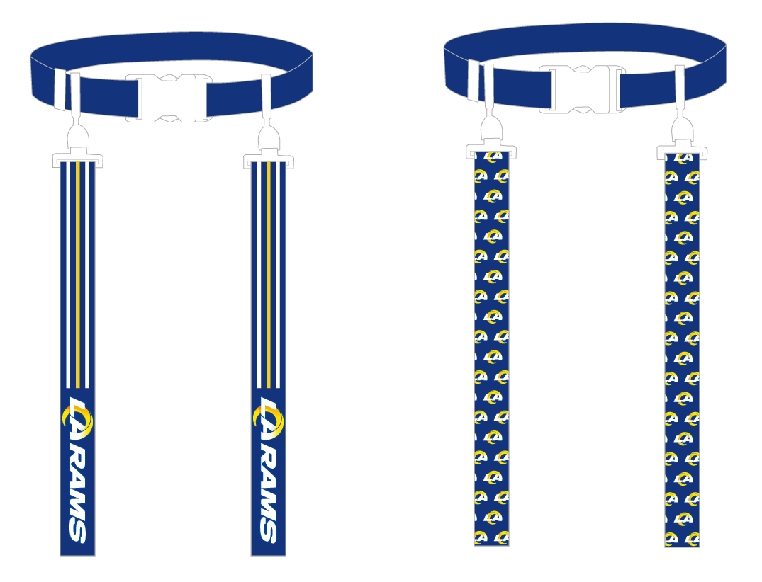 Double-sided Print Flag Belt